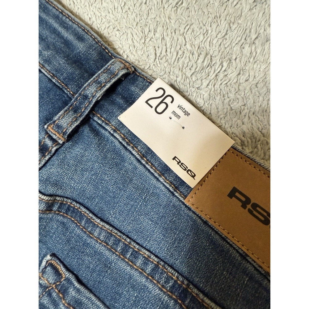NWT RSQ Vintage Mom‎ Denim Jeans Womens Size 26 - Picture 7 of 9